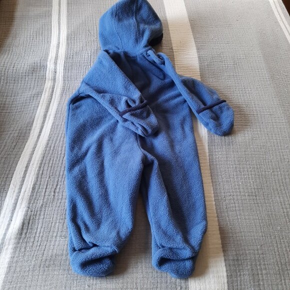 OKIE DOKIE Infant Woolen Coverall Snowsuit with Hoodie - Navy/ Lion, 3-6 months - Picture 7 of 16
